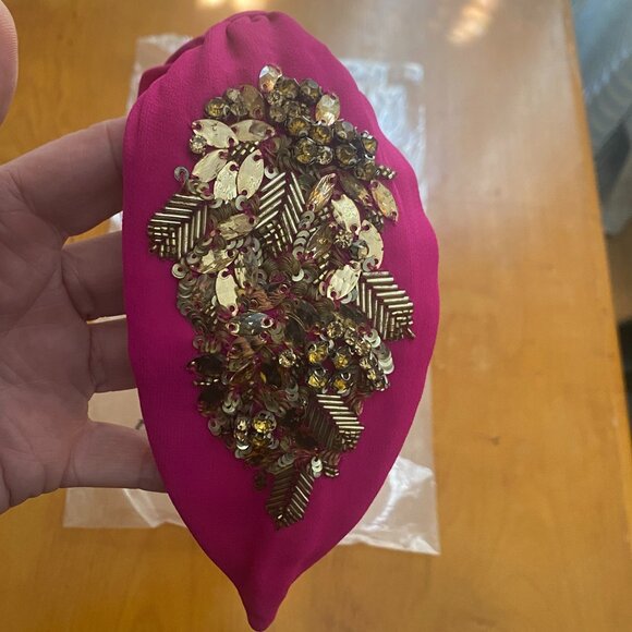 Namjosh Pink and Gold Headband - Picture 1 of 5